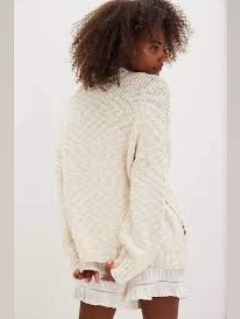 NEW Free People 100% Cotton Raye Cardigan In XL - Picture 9 of 14